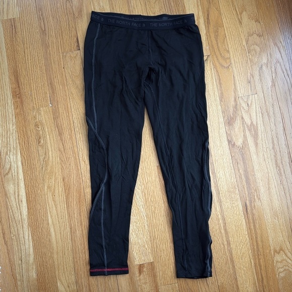 The North Face TNF Women Black Base Layer Pants Thermal Ski Snowboard Sz M - Picture 1 of 5